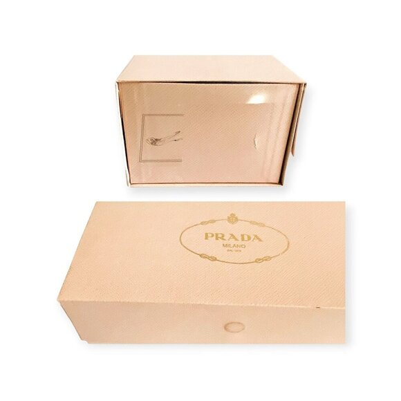 Prada Beige Snake Leather Ballet Flats 39 EU with Metal Buttons 1F474DF005 - Picture 15 of 16